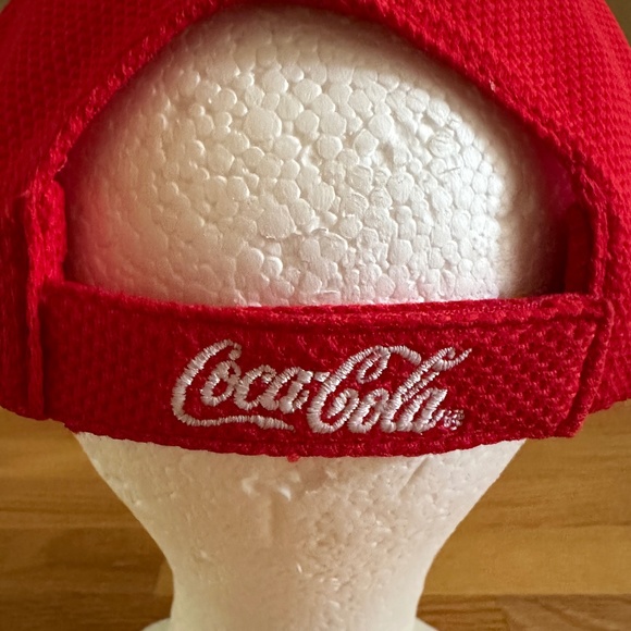 Coca-Cola Baseball Hat Cap Red White Gray - Picture 7 of 13